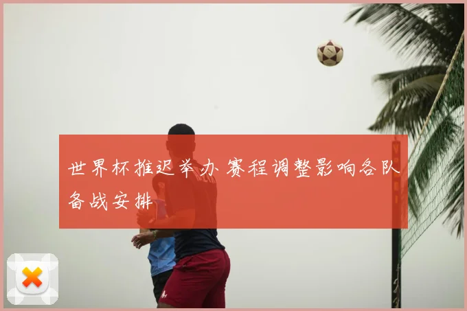 世界杯推迟举办 赛程调整影响各队备战安排